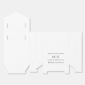 Minimalistisches Monogramm oder Add-Logo-Geschäfts Geschenkschachtel (Ungefaltet)