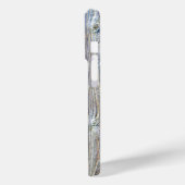 Minimalistisches Monogramm rustikales Barnholz Case-Mate iPhone Hülle (Rückseite / Links)