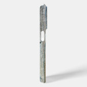 Minimalistisches Monogramm rustikales Barnholz Case-Mate iPhone Hülle (Rückseite / Rechts)