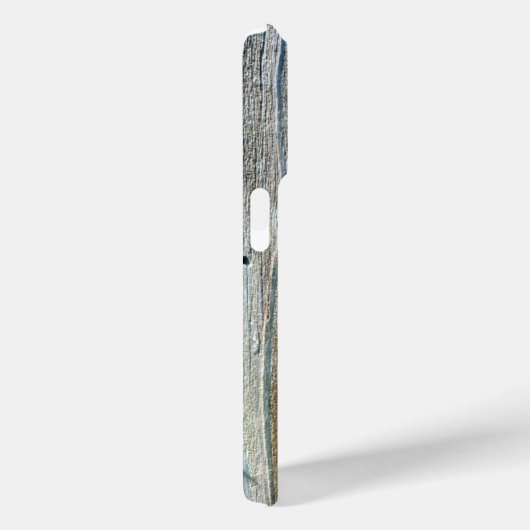 Minimalistisches Monogramm rustikales Barnholz Case-Mate iPhone Hülle (Rückseite / Rechts)