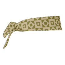 Minimalistisches Mosaik-Grüne Creme-Headband