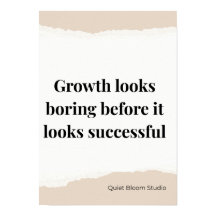 Minimalistisches Motivationsposter