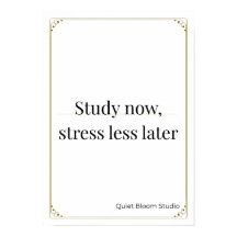 Minimalistisches Motivationsposter
