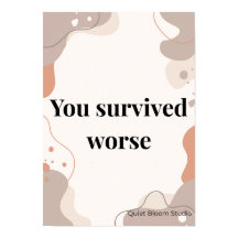 Minimalistisches Motivationsposter