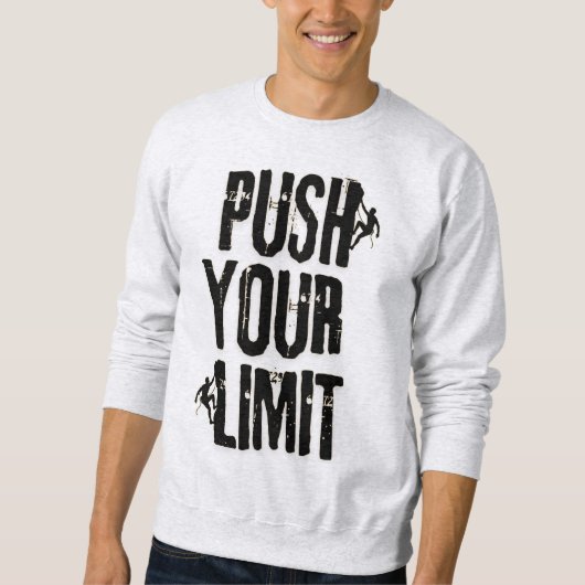 Minimalistisches Motivationszitat Sweatshirt (Vorderseite)