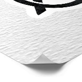 Minimalistisches Motivierend Poster mit Zitat (Ecke)