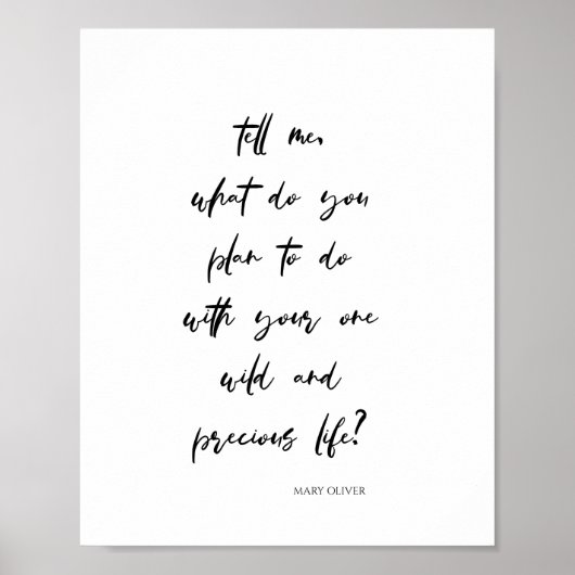 Minimalistisches Motivierend Topographieangebot (M Poster (Vorne)