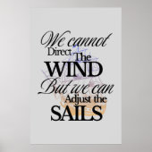 Minimalistisches Motivierend Zitat Poster (Vorne)