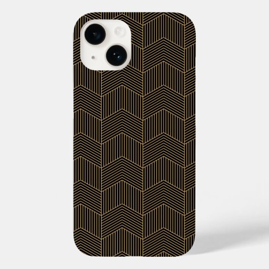 Minimalistisches Muster der geometrischen Linie br Case-Mate iPhone Hülle (Rückseite)
