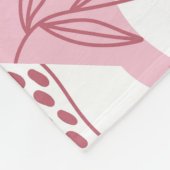 Minimalistisches Muster Fleece Blanket (Ecke)