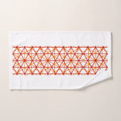 Minimalistisches Muster Hexagon Moderne Kunst Badhandtuch Set (Handtuch)