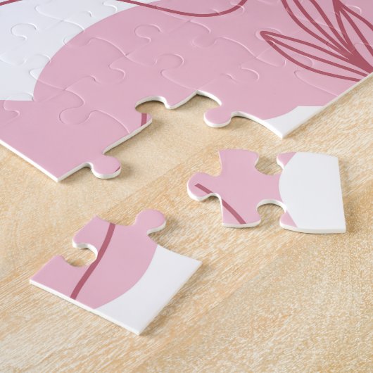 Minimalistisches Muster Jigsaw Puzzle (Seite)