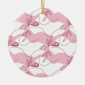 Minimalistisches Muster Keramik Ornament (Vorne)