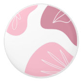 Minimalistisches Muster Keramikknauf (Vorderseite)