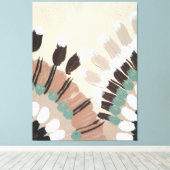 Minimalistisches Muster Leinwanddruck (Insitu (Holzboden))