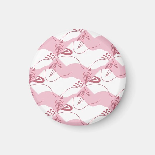 Minimalistisches Muster Magnet (Vorne)