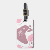 Minimalistisches Muster Personalisierte Gepäckmark Gepäckanhänger (Vorderseite vertikal)