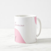Minimalistisches Muster Personalisierte Kaffee Tas Kaffeetasse (VorderseiteRechts)