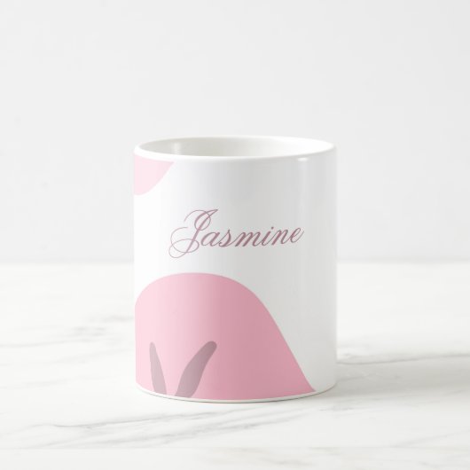 Minimalistisches Muster Personalisierte Kaffee Tas Kaffeetasse (Mittel)