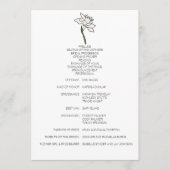 Minimalistisches Narzissenprogramm Programm (Vorderseite)