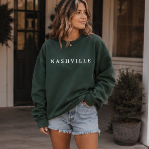 Minimalistisches Nashville-Crewneck-Sweatshirt im Sweatshirt