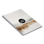 Minimalistisches natürliches Wasserfarbmuster Abst Notizblock (Rechte Seite)