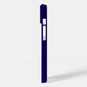 Minimalistisches Navy-Blue-Logo-iPhone-Case Case-Mate iPhone Hülle (Rückseite / Links)
