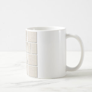 Minimalistisches neutrales geometrisches Beige Ton Kaffeetasse
