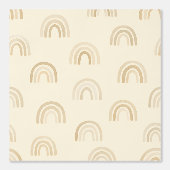 Minimalistisches neutrales Rainbow-Kinderzimmer Tapete (Vorderseite)
