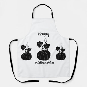 Minimalistisches Niedlich Happy Halloween Schürze