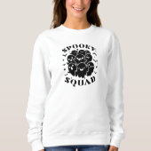 Minimalistisches Niedlich Spooky Squad Halloween S Sweatshirt (Vorderseite)