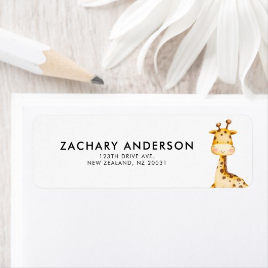 Minimalistisches Niedliches Baby Giraffe Kinder Pe (Insitu)