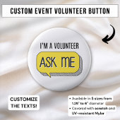 Minimalistisches Niedliches Freiwilligenzeichen Fr Button