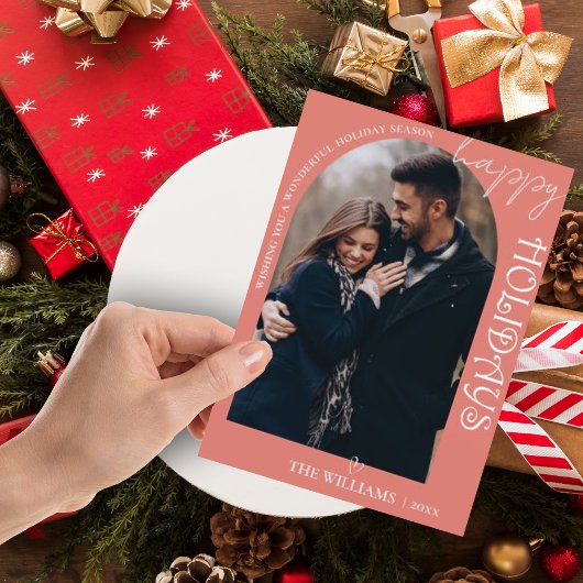 Minimalistisches Niedliches Multi-Foto Frohe Weihn