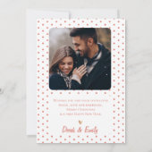 Minimalistisches Niedliches Multi-Foto Frohe Weihn (Rückseite)