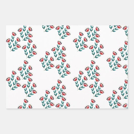 Minimalistisches Niedliches Osterpapier Geschenkpapier Set (Vorderseite 3)