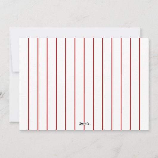 Minimalistisches Non-Foto Frohe Weihnachten (Rückseite)