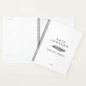 Minimalistisches Notarsignierungs-Agent-Feather Qu Planer (Anzeige)