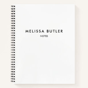 Minimalistisches Notebook Notizblock