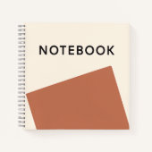 Minimalistisches Notebook Notizblock (Vorderseite)