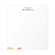 Minimalistisches Notizbuch für Lehrer
