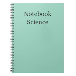 minimalistisches Notizbuch für Wissenschaft Notizblock