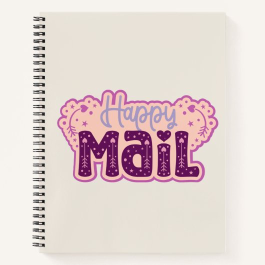 Minimalistisches Notizbuch mit ästhetischer Typogr (Vorderseite)