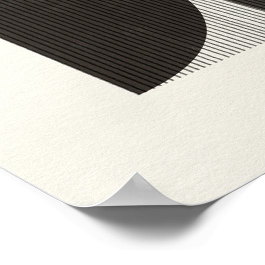 Minimalistisches Objekt 02 Poster (Ecke)