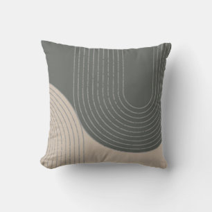 Minimalistisches Olivencreme-Design Kissen