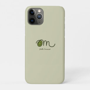 Minimalistisches Om handgeschriebenes Personalisie Case-Mate iPhone Hülle
