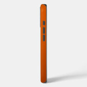 Minimalistisches Orange und Schwarz Abstrakt Case-Mate iPhone Hülle (Rückseite / Links)