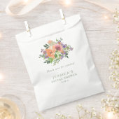 Minimalistisches Orangefarbenes Brautparty Geschenktütchen (Ausgeschnitten)