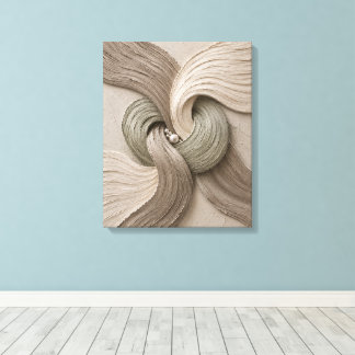 Minimalistisches organisches abstraktes Poster – N Leinwanddruck