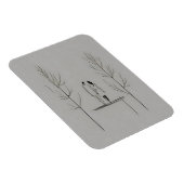 Minimalistisches Paar Moderne Kunst Magnet (Rechte Seite)